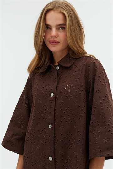 Global F - Mira Dress - Black Coffee 